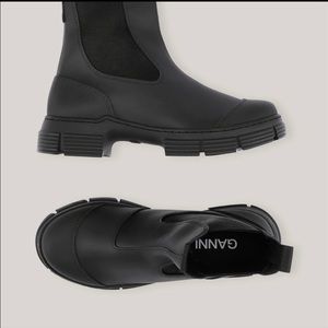 Ganni Rubber Chelsea Boots